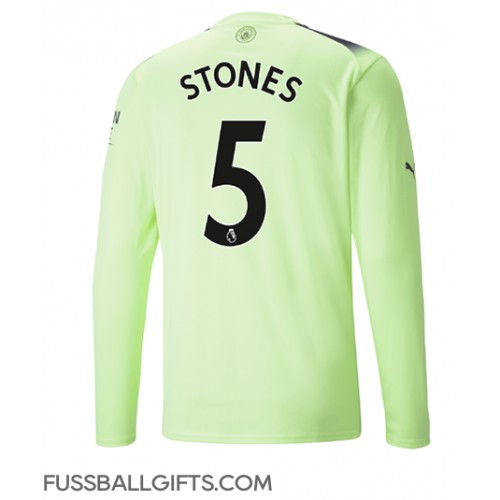 Manchester City John Stones #5 Fußballbekleidung 3rd trikot 2022-23 Langarm